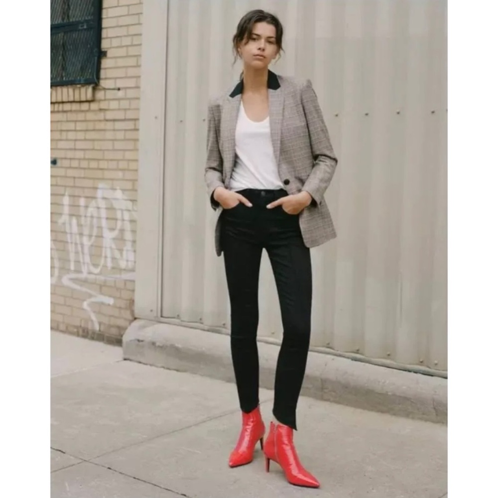 Rag & Bone High Rise Ankle Skinny- size 26, black